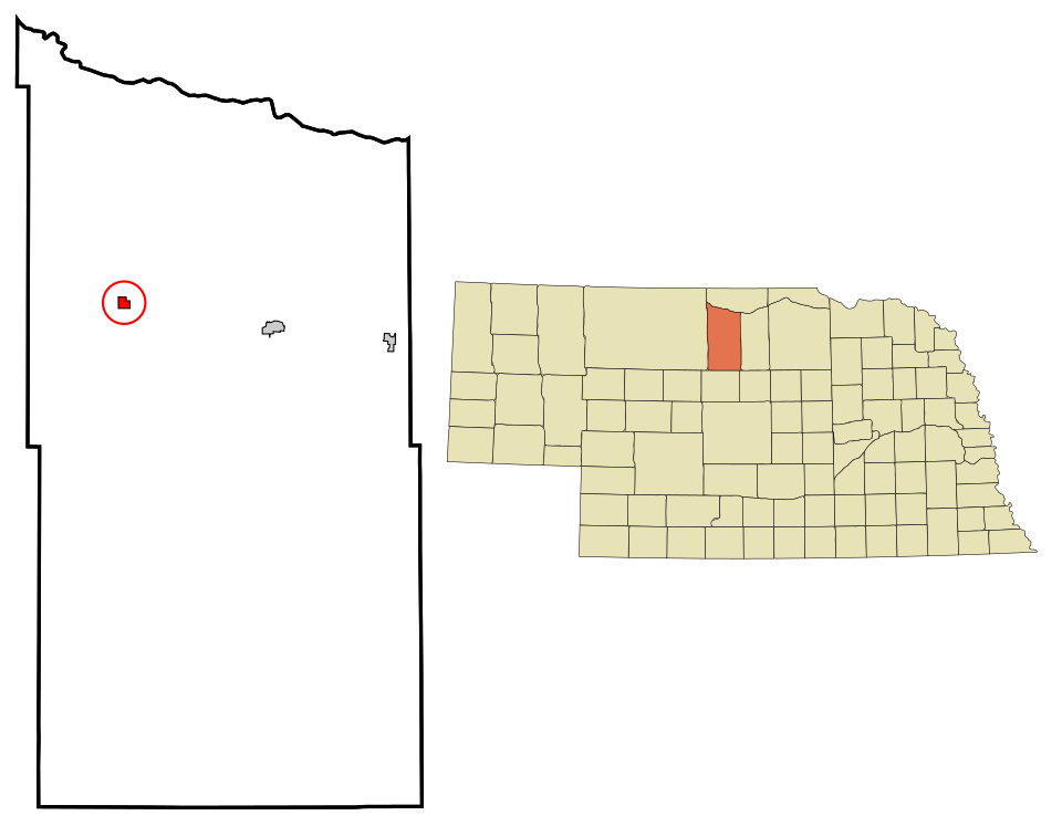 Locator map of Johnstown
