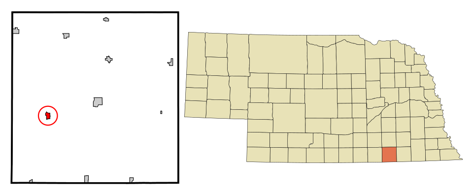 Locator map of Deshler