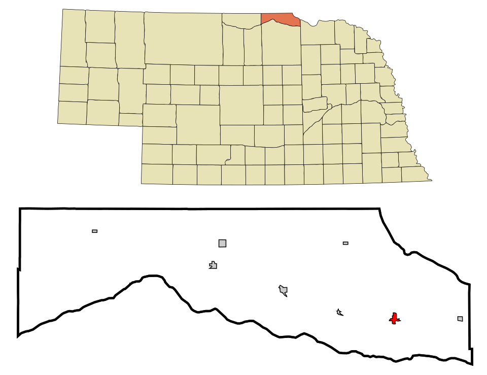 Locator map of Lynch