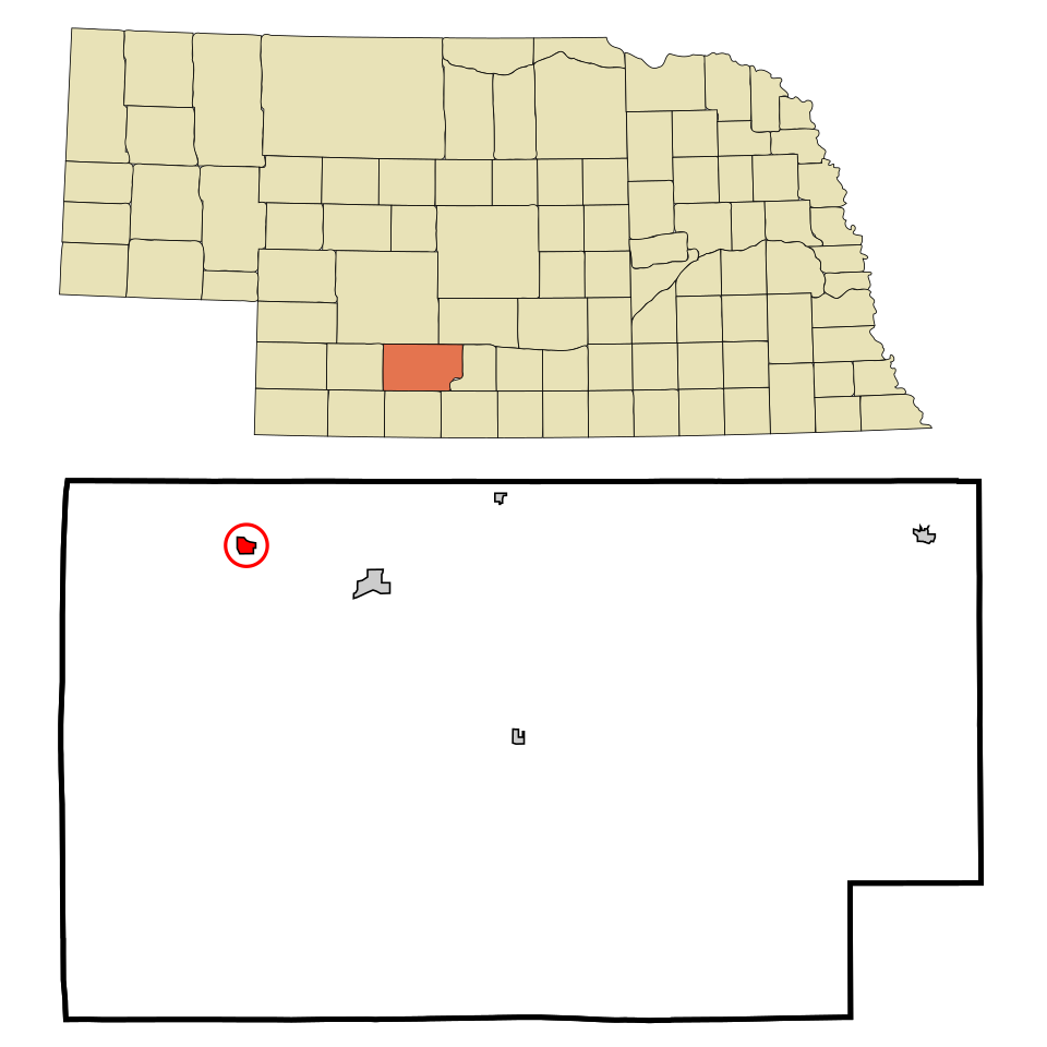 Locator map of Maywood