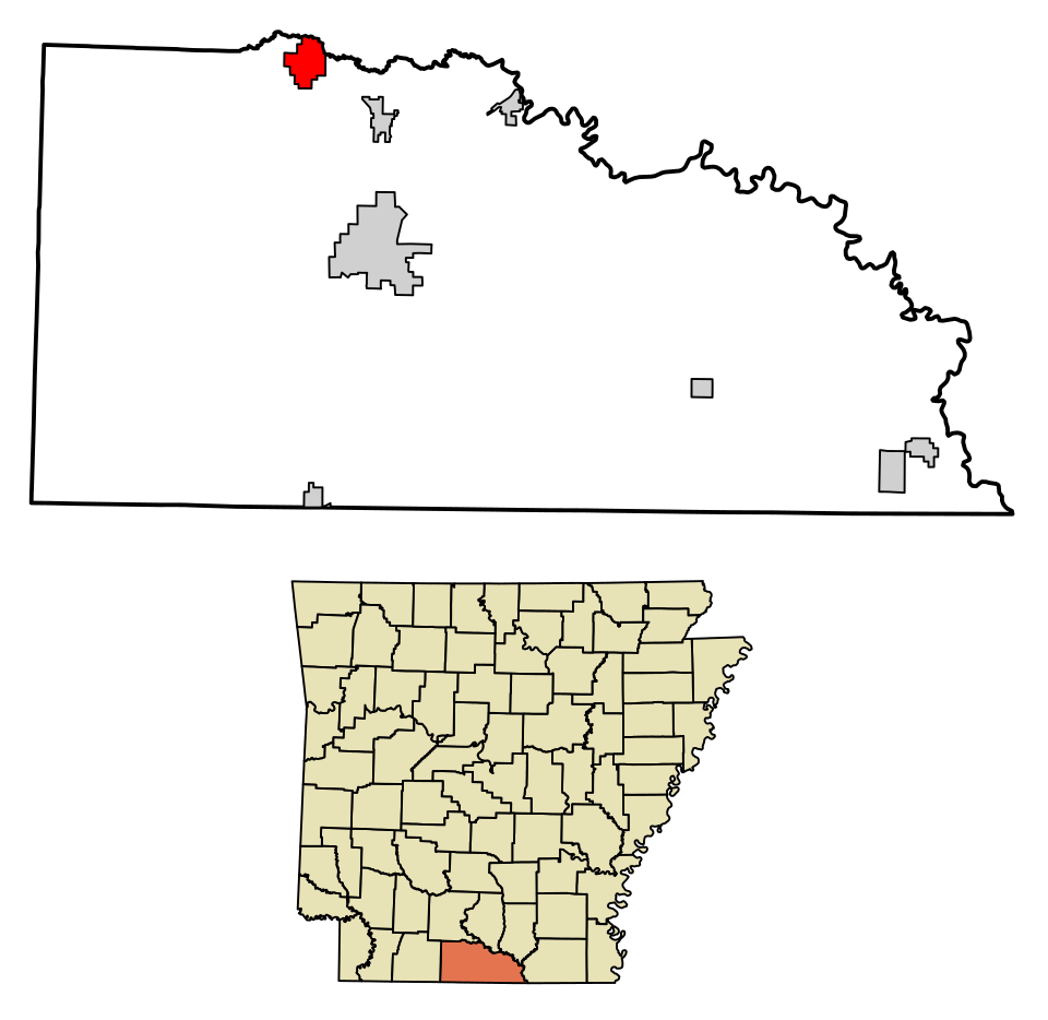 Locator map of Smackover
