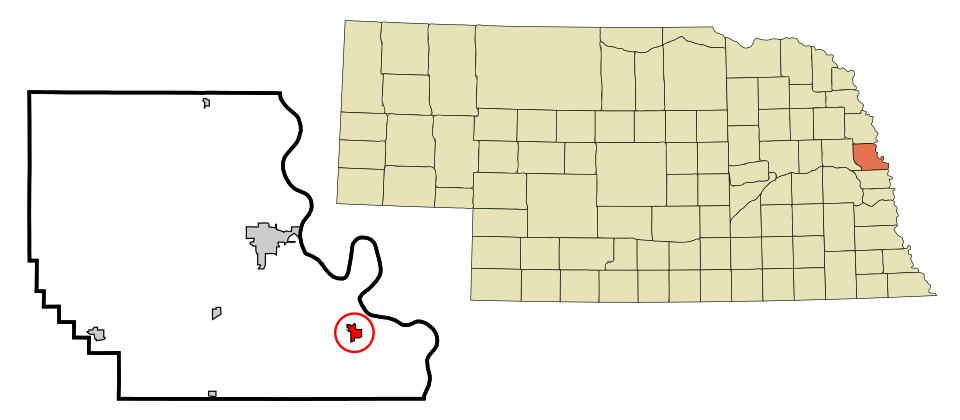 Locator map of Fort Calhoun