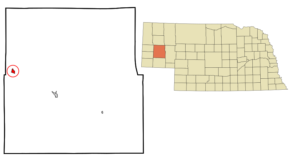 Locator map of Bayard