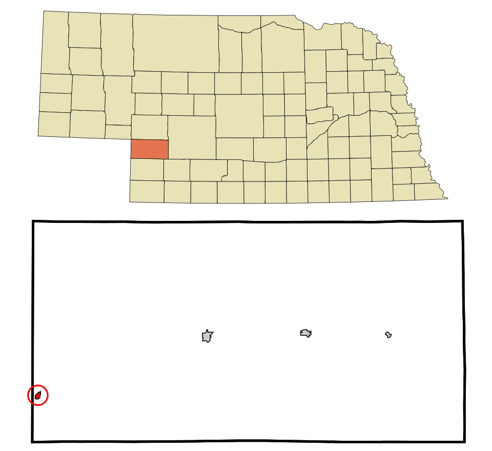 Locator map of Venango