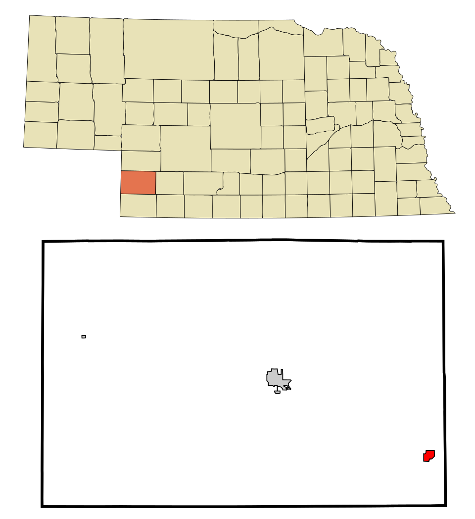 Locator map of Wauneta