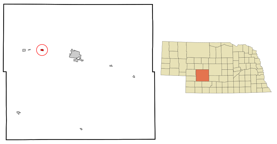 Locator map of Hershey