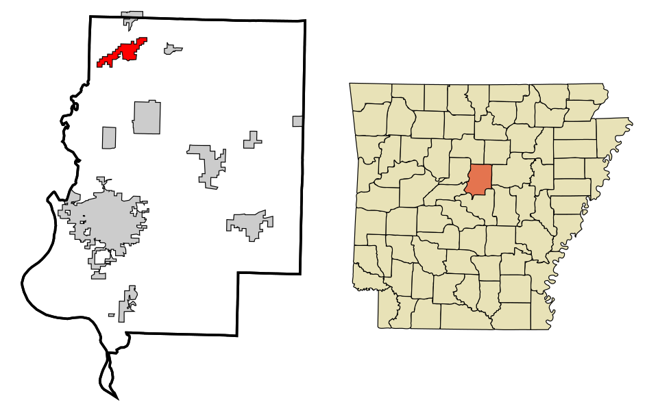 Locator map of Twin Groves