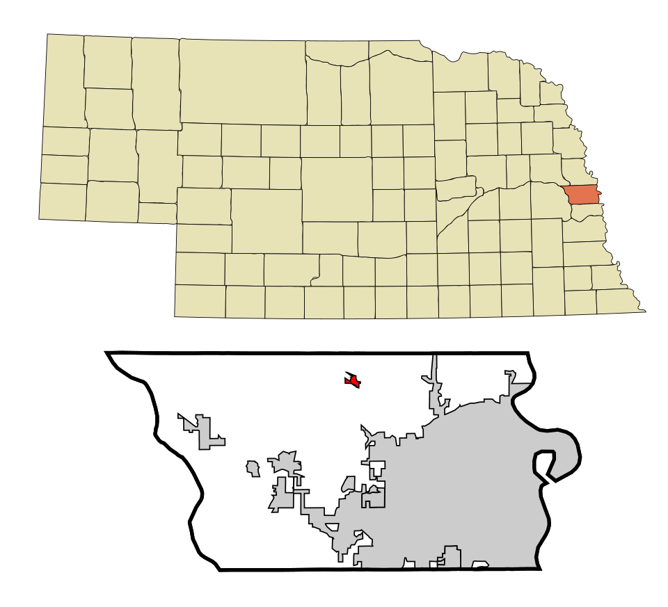 Locator map of Bennington