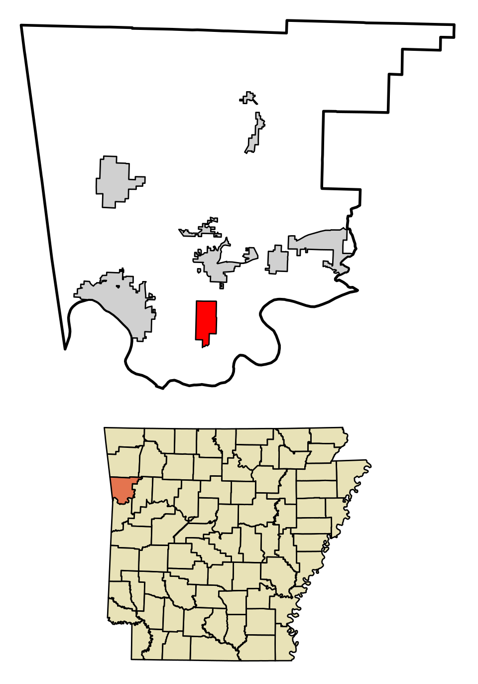Locator map of Kibler