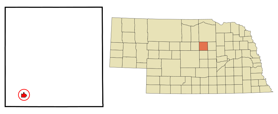 Locator map of Burwell