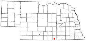 Locator map of Red Cloud