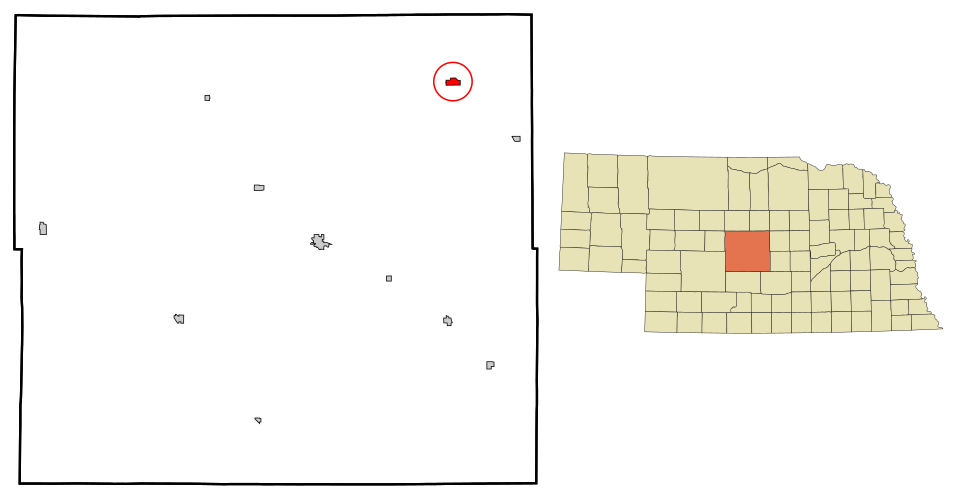 Locator map of Sargent