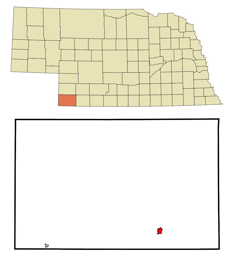 Locator map of Benkelman