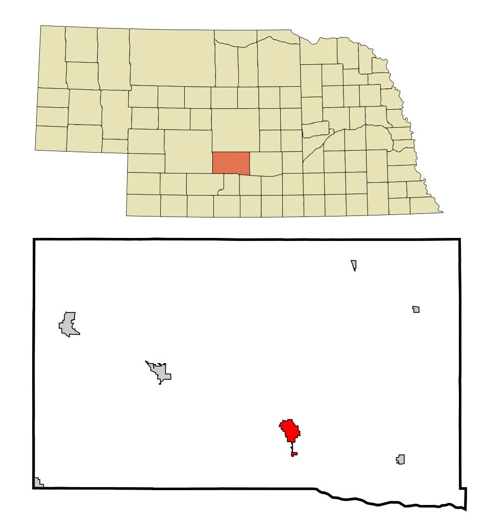 Locator map of Lexington