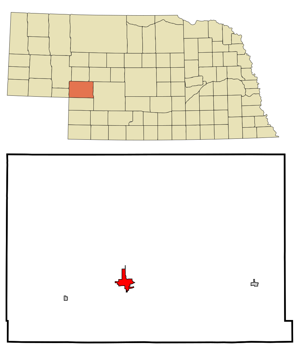 Locator map of Ogallala