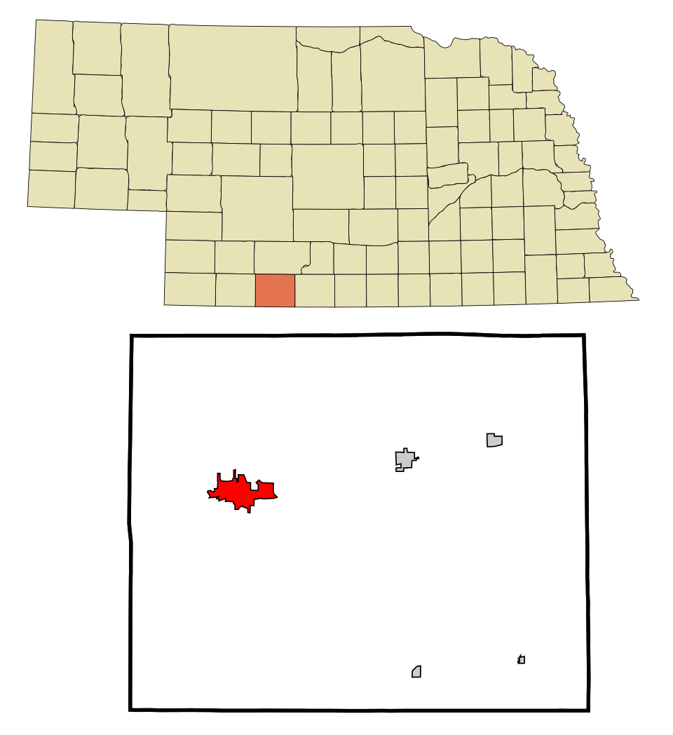 Locator map of McCook