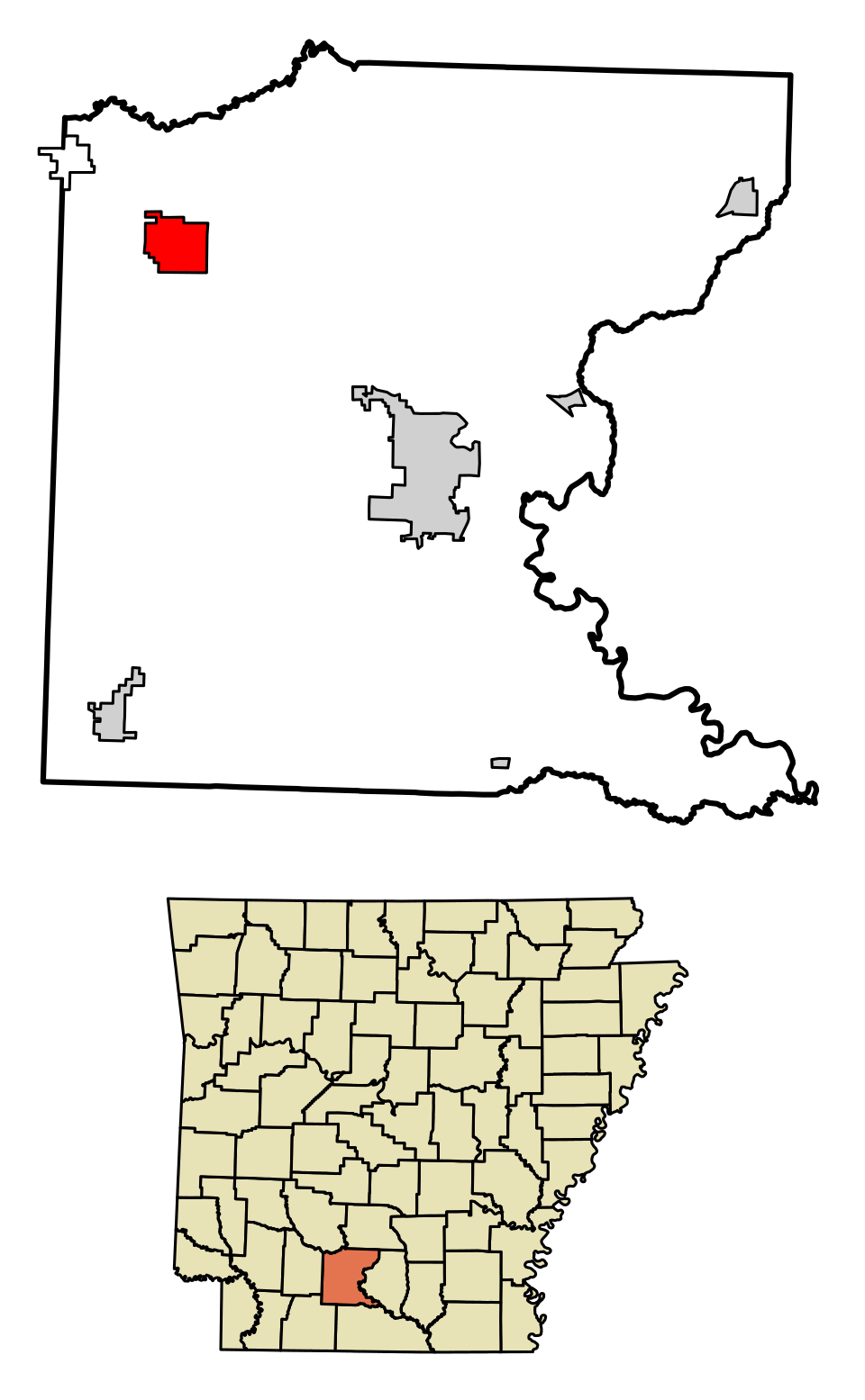 Locator map of Chidester