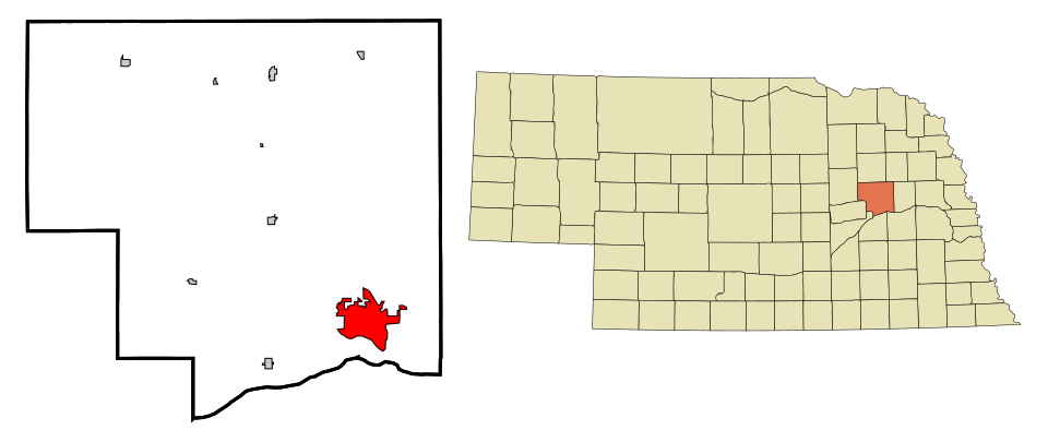 Locator map of Columbus