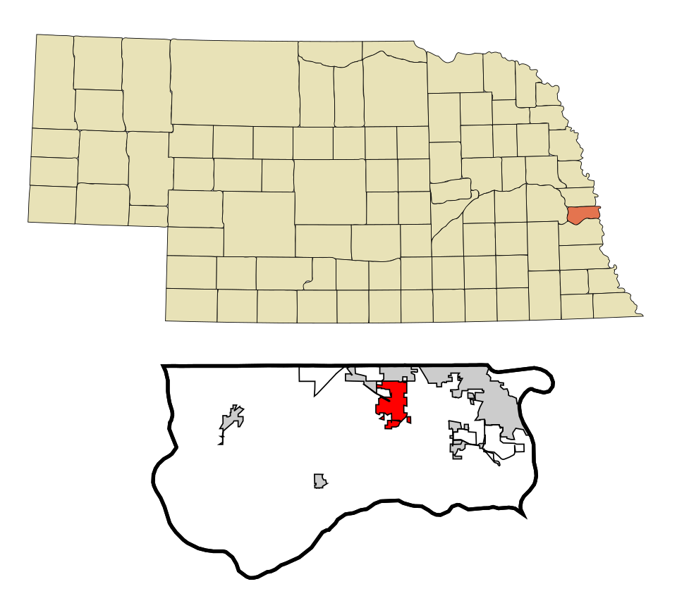 Map of Papillion