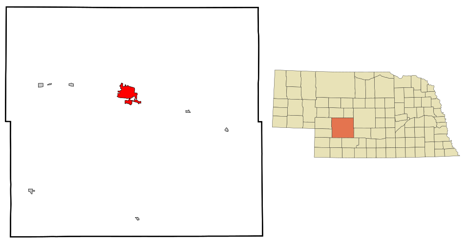 Map of North Platte