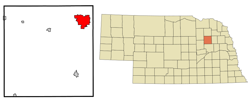 Locator map of Norfolk