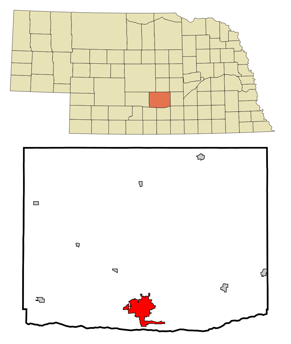 Locator map of Kearney