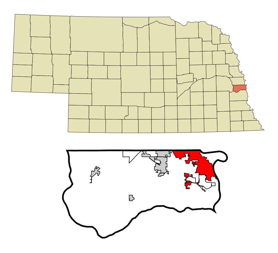 Locator map of Bellevue