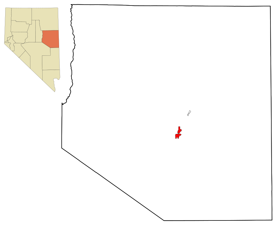 Locator map of Ely