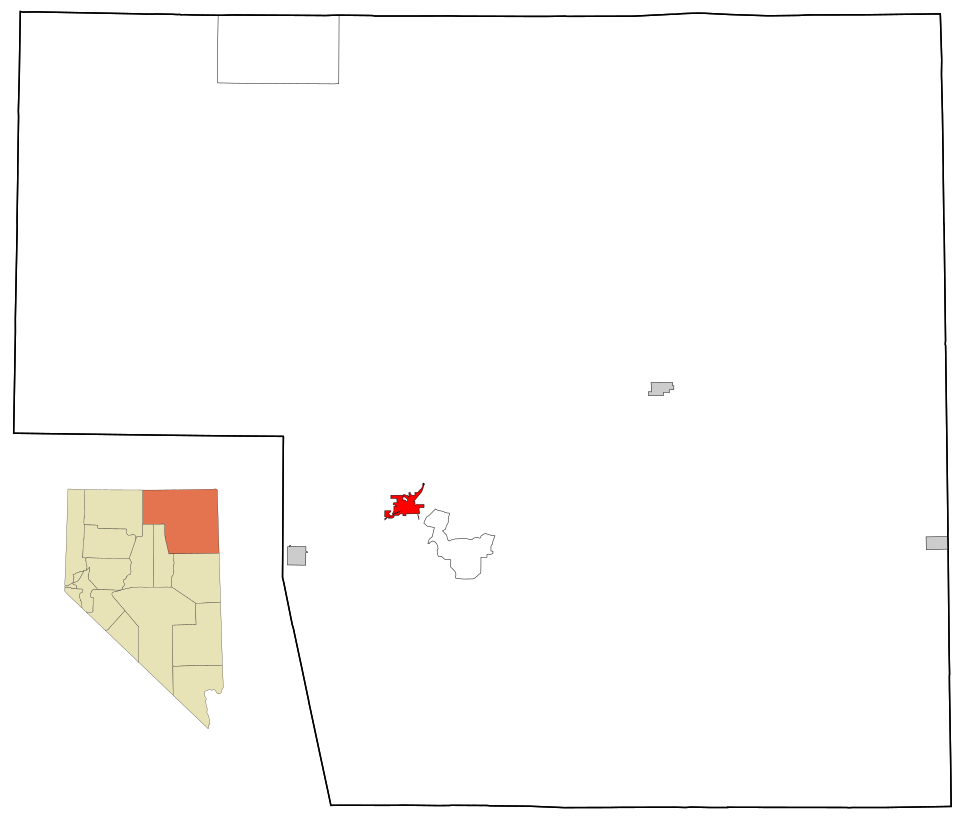 Map of Elko