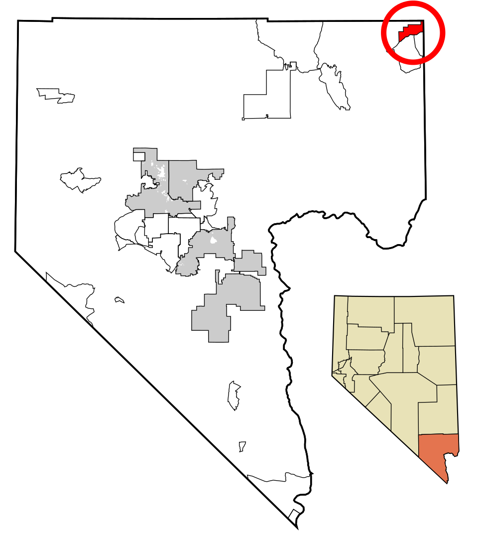Locator map of Mesquite