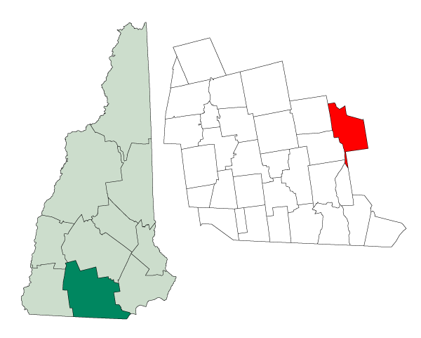 Locator map of Manchester