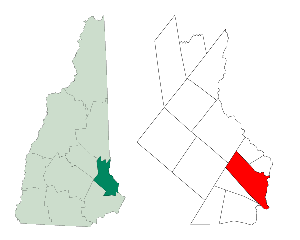 Locator map of Dover