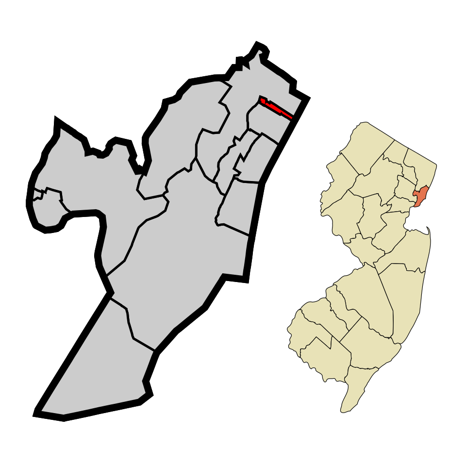 Locator map of Guttenberg
