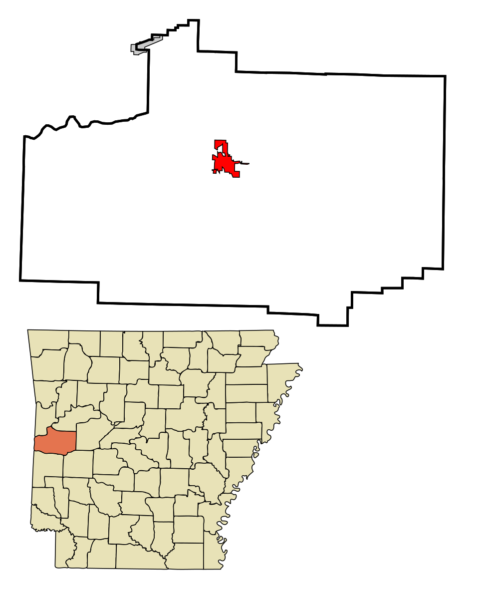 Locator map of Waldron