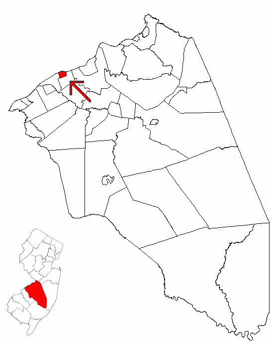Locator map of Beverly