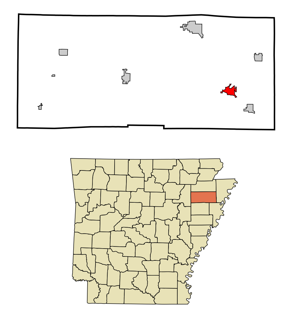 Locator map of Marked Tree
