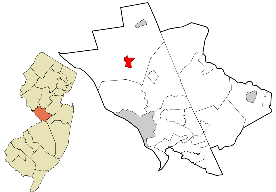 Map of Pennington