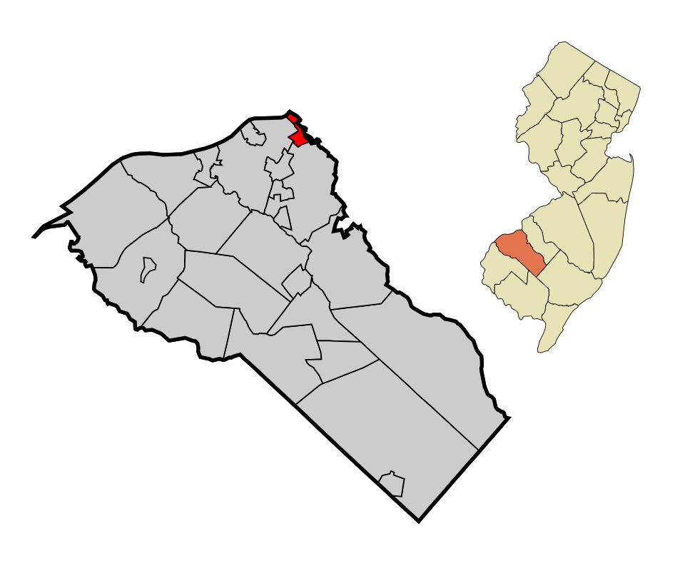 Locator map of Westville