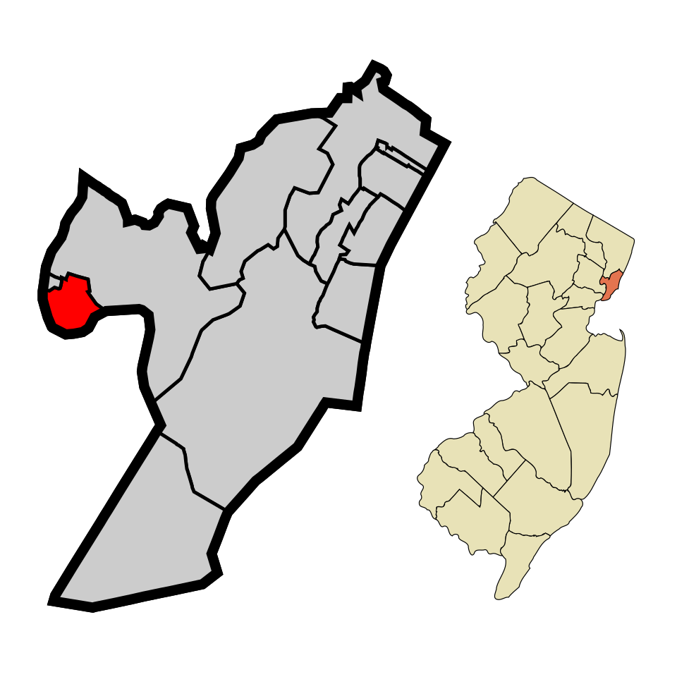 Locator map of Harrison
