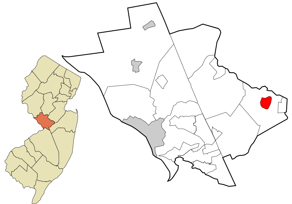 Map of Hightstown