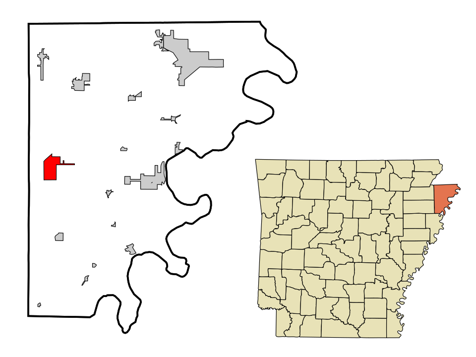 Locator map of Etowah