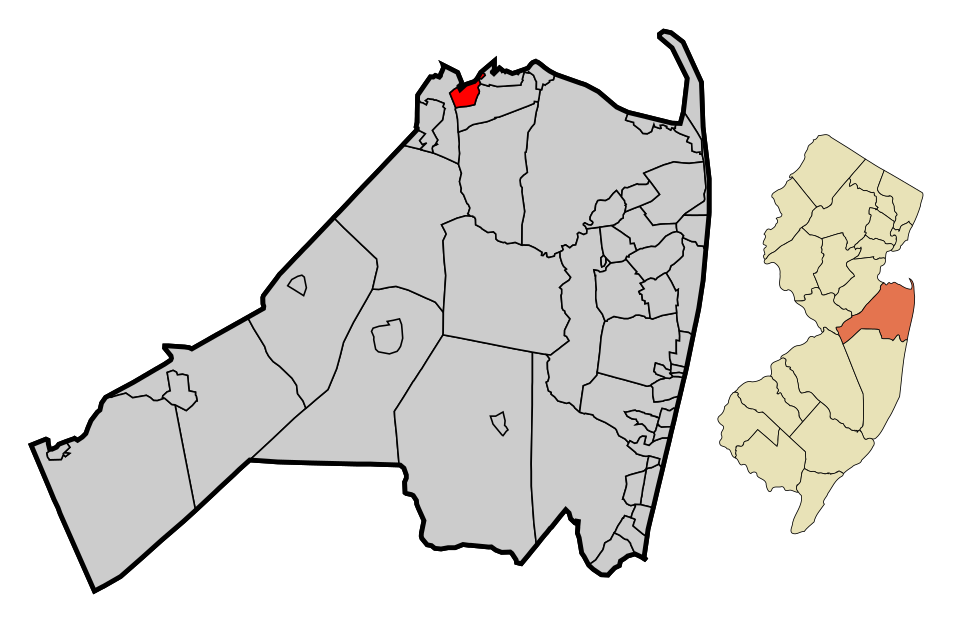 Map of Keyport
