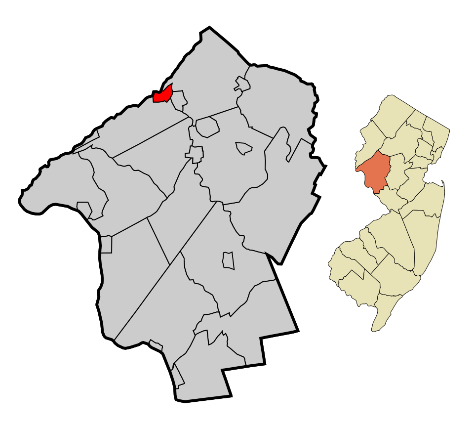 Locator map of Hampton