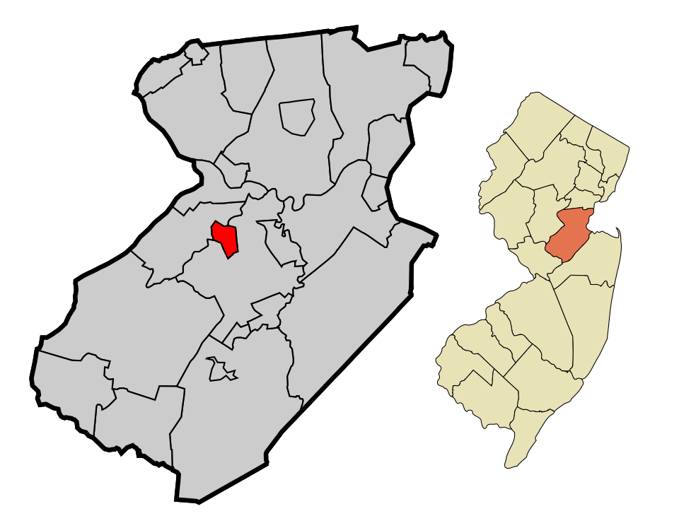 Locator map of Milltown