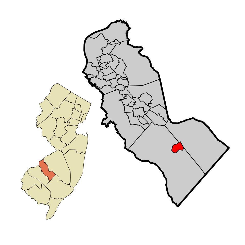 Locator map of Chesilhurst