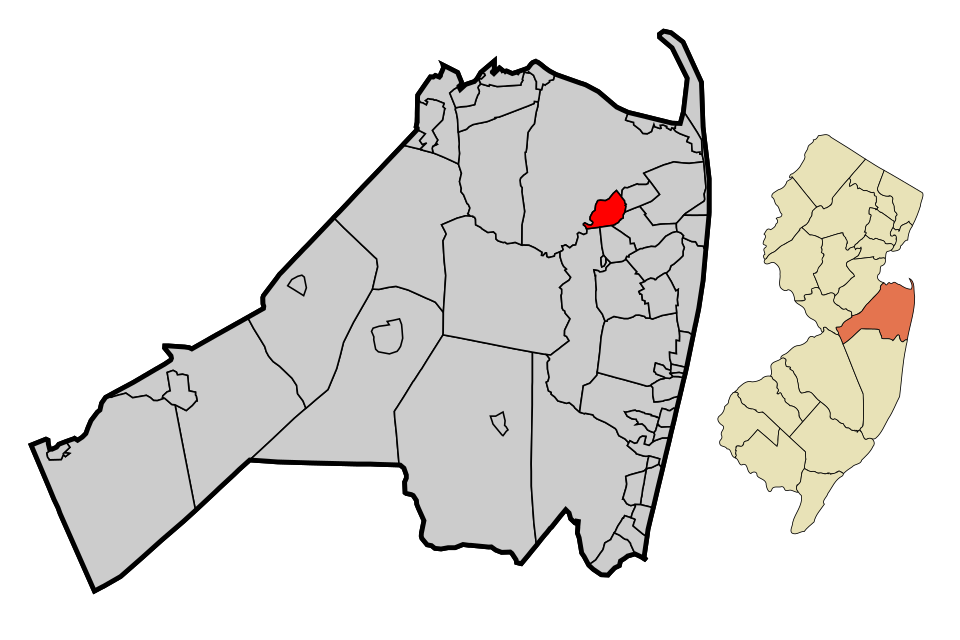 Map of Red Bank