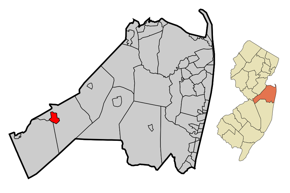 Locator map of Roosevelt
