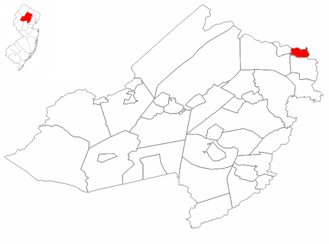 Locator map of Riverdale