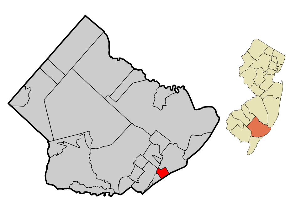 Locator map of Ventnor