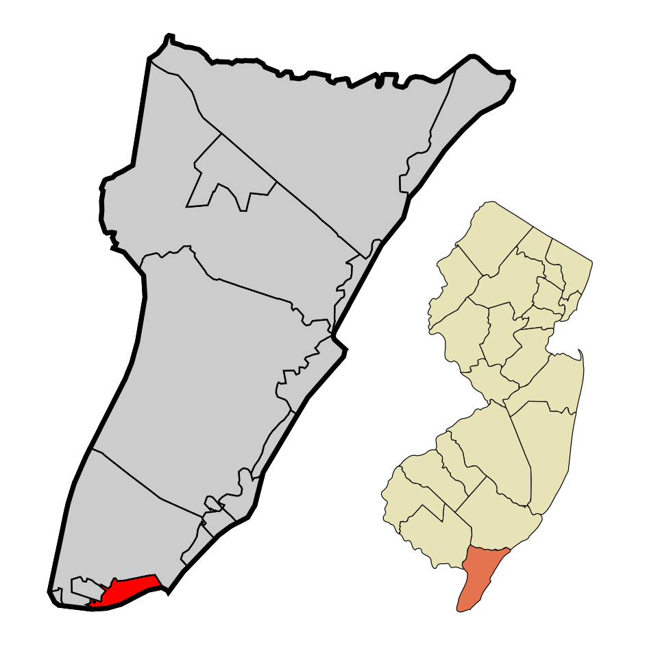 Map of Cape May